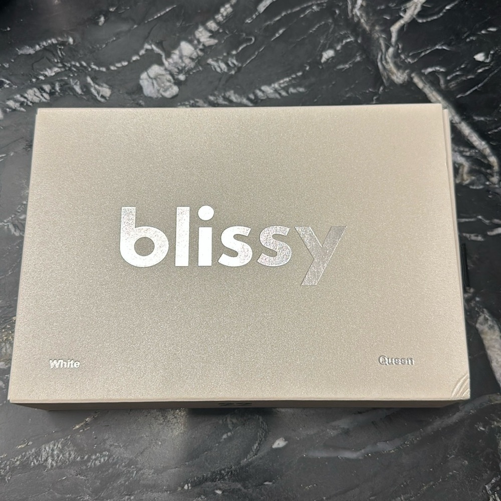 Blissy Queen White Silk Pillow Case